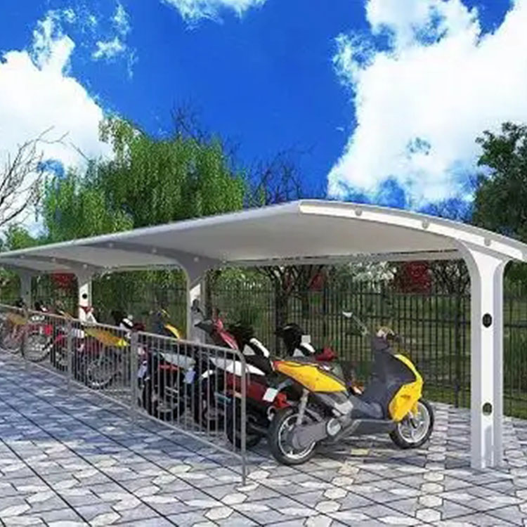 威海膜结构电动车棚